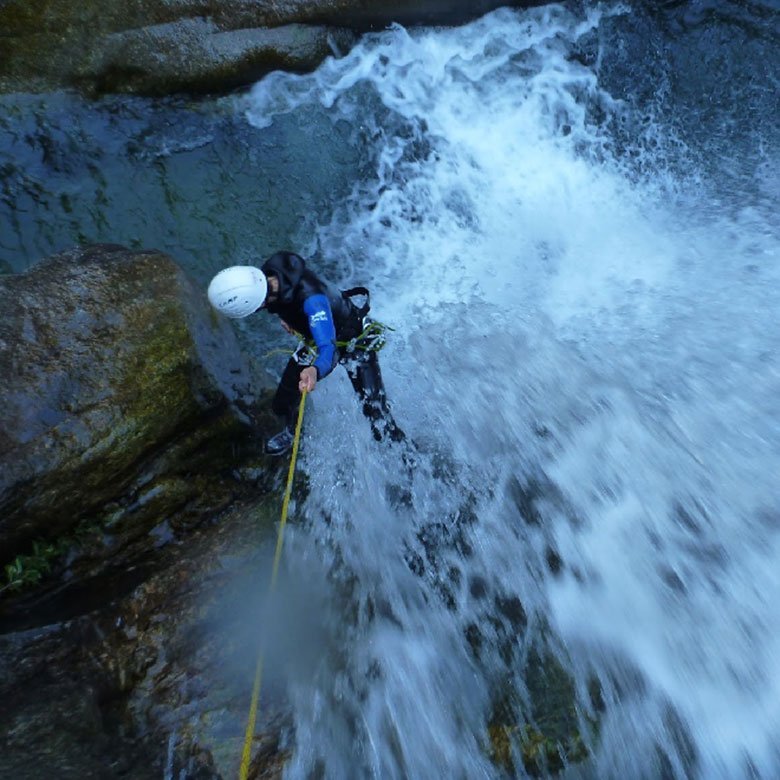 Rappel canyoning Ardèche