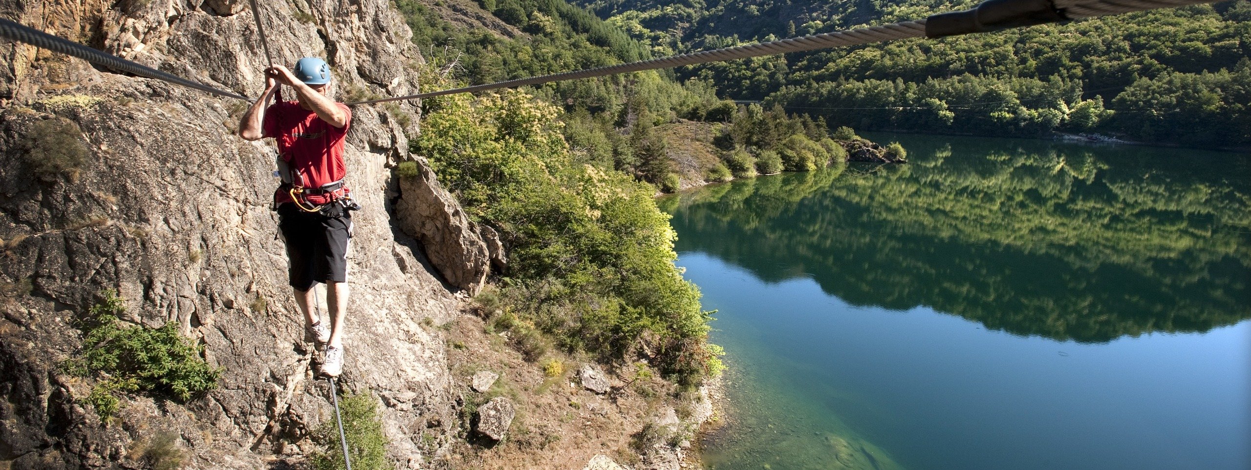 Via ferrata Ardèche vallon pont d'arc
